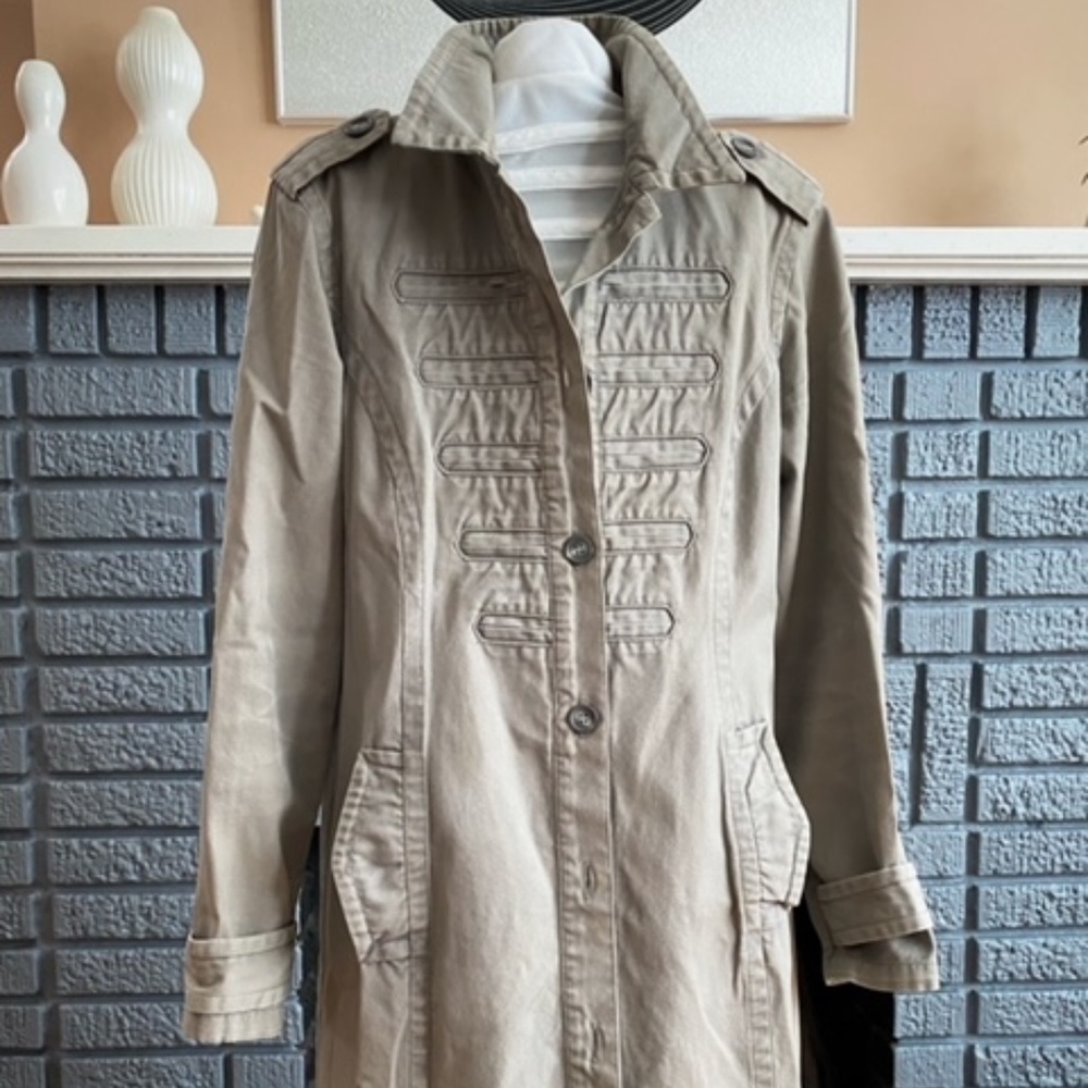 Military-style Spring Coat